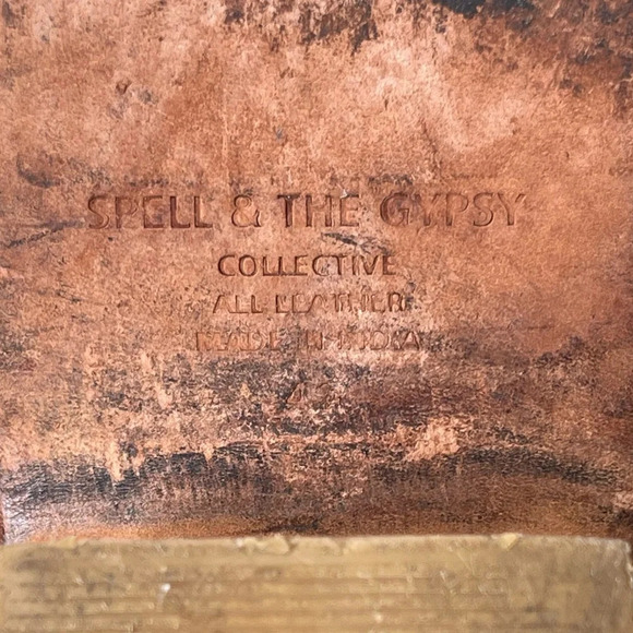 Spell Mystic Ankle Boots western buckle boho distressed Yellowstone event - Picture 10 of 14